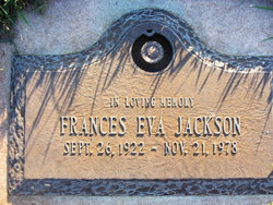 Frances Eva Jackson 