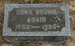 Cora A. <I>Brown</I> Adair 