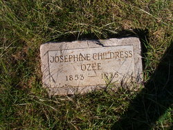 Isabella Josephine <I>Childress</I> Ozee 