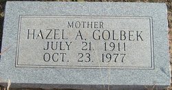 Hazel A. (Shearer) Golbek 