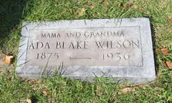 Ada L <I>Blake</I> Wilson 