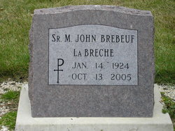 Sr M. John Brebeuf La Breche 
