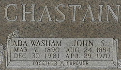 Ada <I>Washam</I> Chastain 