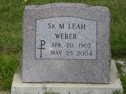 Sr M. Leah Weber 