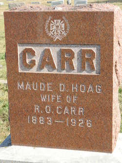 Maude Dora <I>Hoag</I> Carr 