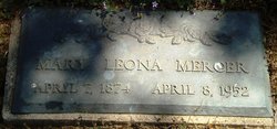 Mary Leona <I>White</I> Mercer 