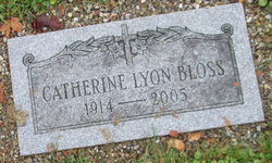 Catherine Lyon <I>Meyer</I> Bloss 