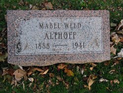 Ada Mabel <I>Weed</I> Althoff 