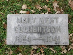 Mary <I>West</I> Culbertson 