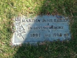 Martha Jane “Mattie” <I>Brown</I> Kesler 