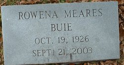 Rowena Meares Buie Jr.