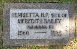 Henrietta Horstman <I>Patterson</I> Bailey 