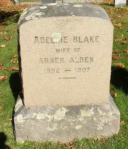 Adeline <I>Blake</I> Alden 