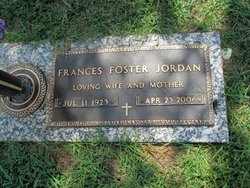Frances Alease <I>Foster</I> Jordan 