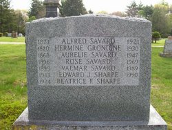 Beatrice F. <I>Savard</I> Sharpe 