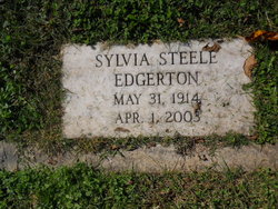 Sylvia <I>Steele</I> Edgerton 