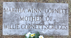 Martha Winn <I>Terrell</I> Cornett 