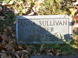 Anna <I>Sullivan</I> Barker 