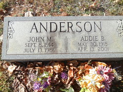 Addie Bell <I>Shackelford</I> Anderson 
