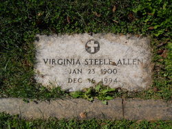 Virginia <I>Steele</I> Allen 