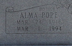 Alma Pauline <I>Pope</I> Craig 