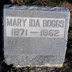 Mary Ida “Ida” <I>Boerstler</I> Boggs 
