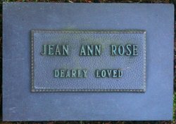 Jean Ann <I>McRae</I> Rose 