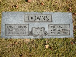 Ann <I>Hudson</I> Downs 