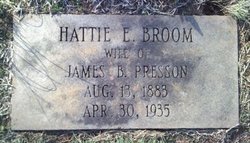 Hattie <I>Broom</I> Presson 