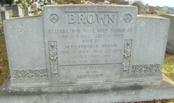 Elizabeth Bell MacLaren <I>Muirhead</I> Brown 