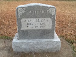 Ada Lee <I>Morrow</I> Lemons 