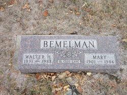 Mary <I>Wiens</I> Bemelman 