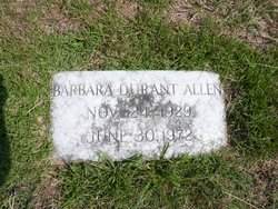 Barbara <I>DuRant</I> Allen 