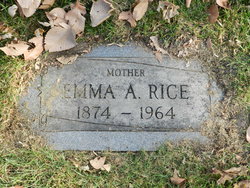 Emma Alberta <I>Baird</I> Rice 