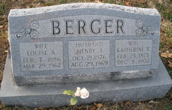 Louise A <I>Peters</I> Berger 