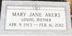 Mary Jane Akers 
