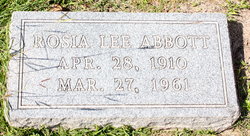 Rosia Lee <I>Hudson</I> Abbott 