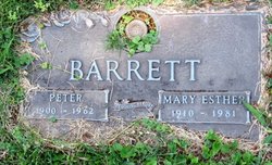 Mary Esther <I>Bennett</I> Barrett 