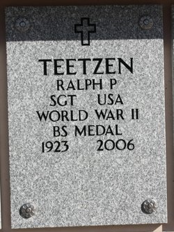 Ralph Paul Theodore Teetzen Sr.