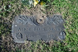 Alice Edwina <I>Ellis</I> Brown 