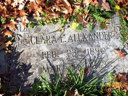 Clara Elinore <I>Gaddis</I> Alexander 