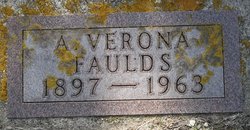 A. Verona Faulds 