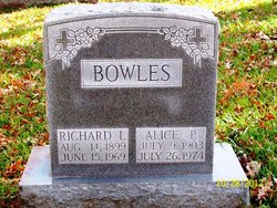 Alice P <I>Hartney</I> Bowles 
