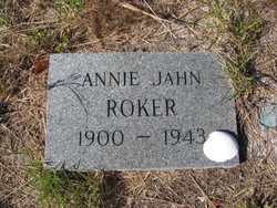 Anna Sarah “Annie” <I>Jahn</I> Roker 