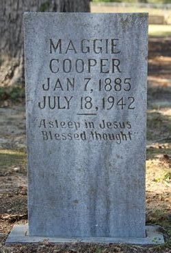 Martha Magdalene “Maggie” <I>Norton</I> Cooper 