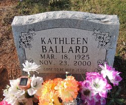 Kathleen <I>England</I> Ballard 