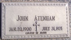 Johann August Christian Wilhelm “John” Atenhan 