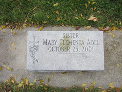 Sr Mary Clementa Abel 