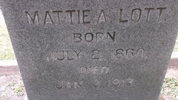 Mattie Alabama <I>Smith</I> Lott 