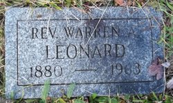 Rev Warren A. Leonard 